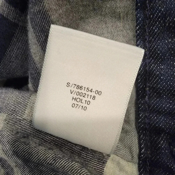 Gap Kids Denim Jacket Shearling Collar Medium - Picture 9 of 9